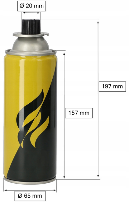 Plynová kartuša do horáka 227 g - 8 ks