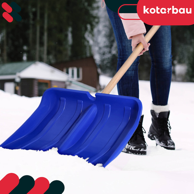 Sada na snehovanie 3v1 - Lopata na sneh, kefka, rukavice - Plast