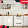 Nábytková úchytka klasická moderná čierna matná 320 mm sada 10 ks.